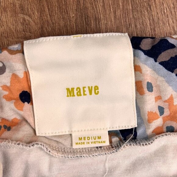 Maeve Anthropologie Southwest Maxi Boho Knit Skirt Sz M - Picture 6 of 11